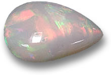 Cabochon opale a forma di pera