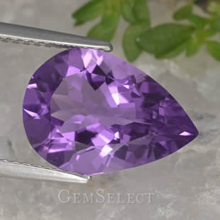 Natural Amethyst Gemstone from GemSelect