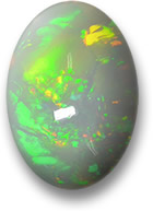 Cabochon opale ovale