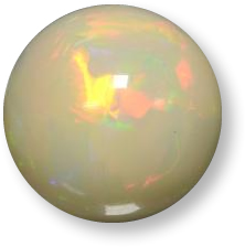 Mehrfarbiger Opal-Edelstein