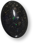 Multicolor opal in matrix gemstone