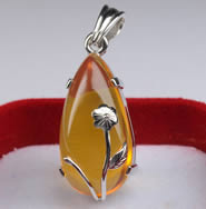 Fire Opal Pendant