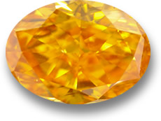 Orange Diamond Gemstone