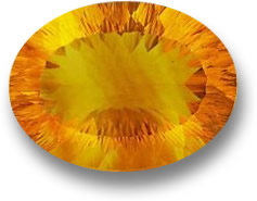 Orange Fluorite Gemstone