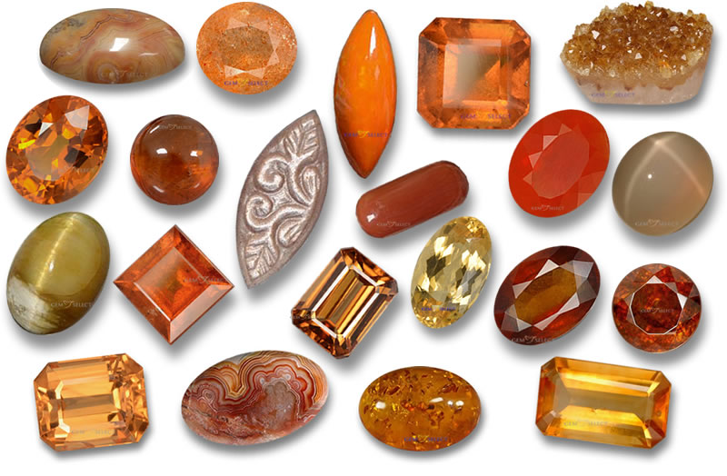 Unpolished Gemstone Identification Chart