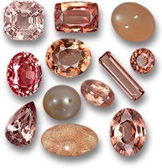 Peach Colored Gemstones