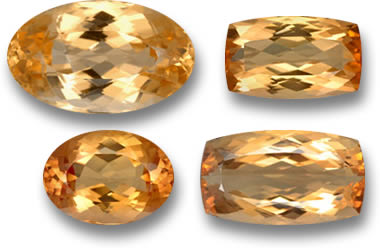 Peach Imperial Topaz Gemstones