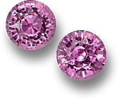 Pink sapphire matching pair