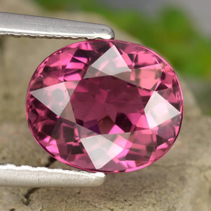 Turmalina rosa chisporroteante de GemSelect