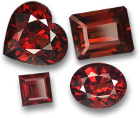 Pyrope Garnet Gems