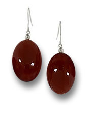 Boucles d'oreilles en cornaline