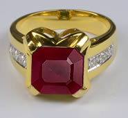 Ruby and Diamond Ring