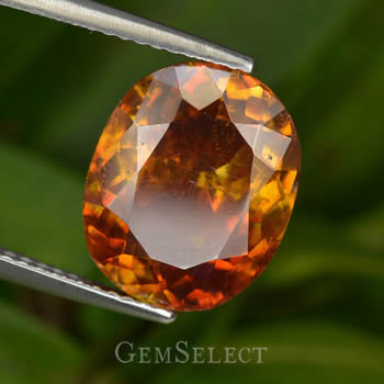 Reddish-Orange Sphalerite Gemstone