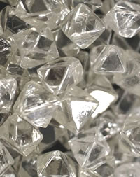 Rough White Diamond