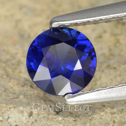 Round Blue Sapphire Picture