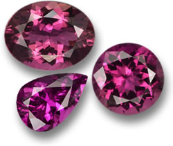 Gemme di tormalina rubellite