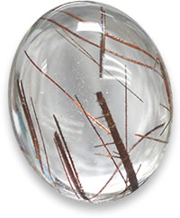 Rutile Quartz Gemstone