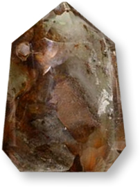 Pierre gemme multicolore de quartz de rutile