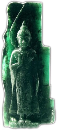 Sacred Emerald Buddha Carving