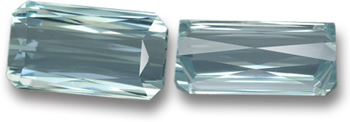 Scissor-Cut Aquamarine Gem