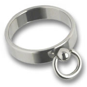 Серебряное кольцо O