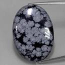 See more snowflake obsidian cabochons Snowflake Obsidian Cabochon