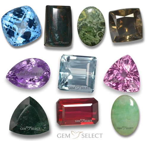 Piedras zodiacales y planetarias de GemSelect - Imagen grande