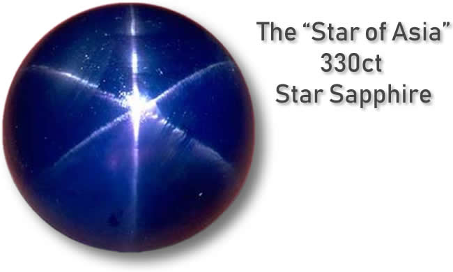 Ein Foto des 'Star of Asia' Star Sapphire - Medium Image