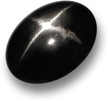 Sterndiopsid-Cabochon