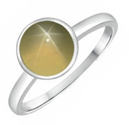 Star Lemon Quartz Fashion Ring