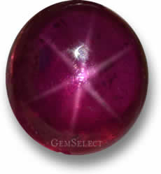 Red Star Ruby Gemstone