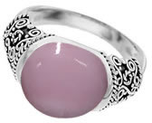 Bague Opale Pervuvienne Rose