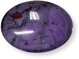 Multicolor sugilite gemstone