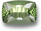 Concave Cut Tashmarine Diopside Gemstone
