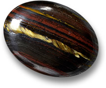 Tiger's Eye Matrix Gemstone