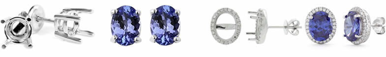 Immagine di gemme di tanzanite montate - GemSelect - Immagine grande