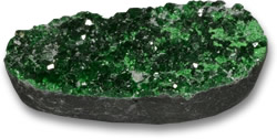 Gemme Druzy Grenat Uvarovite