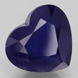 7 carat violet blue heart shaped iolite violet blue iolite