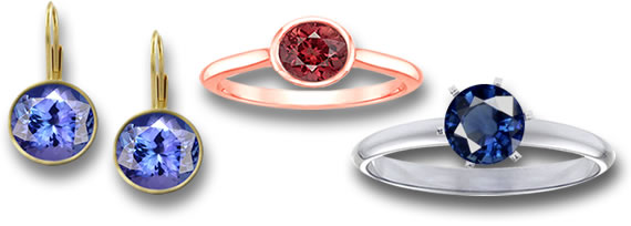 Colored Gemstone Jewelry