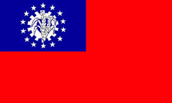 Myanmar-Flagge