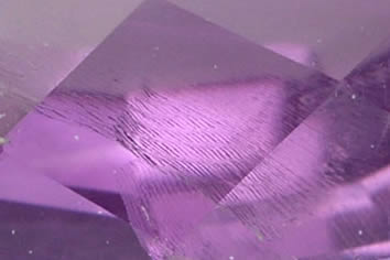 Amethyst Fingerprint Inclusions