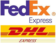 FedEx- und DHL-Expressversand