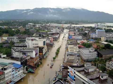 Überschwemmung in Chanthaburi