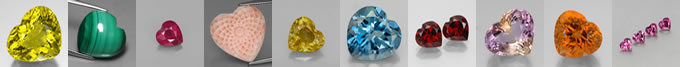 Heart-Shaped Gemstones