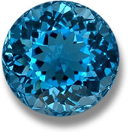 Irradiated Blue Topaz