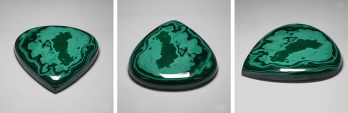 Massiccia malachite naturale