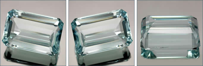 Natural Octagon Facet Aquamarine