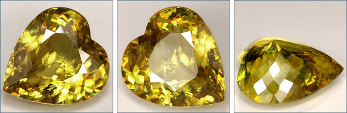 Natural Heart Shaped Sphene at GemSelect