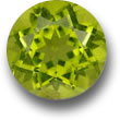 Natürlicher runder Peridot