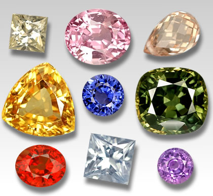 What are some different kinds of gemstones?